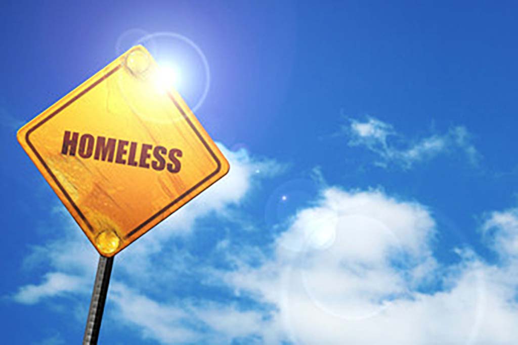 homeless sign